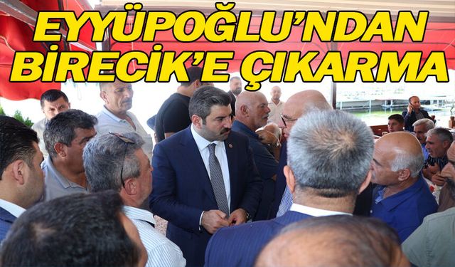 Eyyüpoğlu'ndan Birecik'e çıkarma