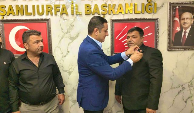 CHP Urfa cephesinde flaş gelişme: yeni başkan belli oldu