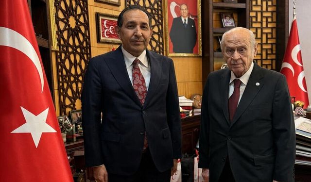 Eski Başkan Güneş Devlet Bahçeli'yi ziyaret etti