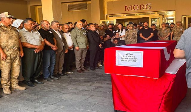 Şanlıurfa'da acı veda: Jandarma Uzman Çavuş Ferhat Baykir memleketine uğurlandı