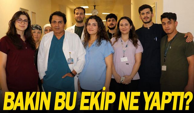 Bakın bu ekip ne yaptı?