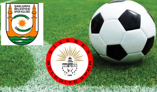 Şanlıurfa Büyükşehir Belediyespor ve Siverek Belediyespor'a müjdeli haber...