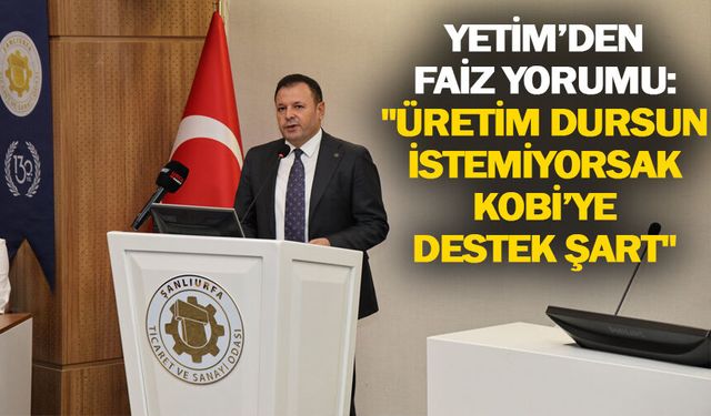 Yetim'den faiz yorumu...