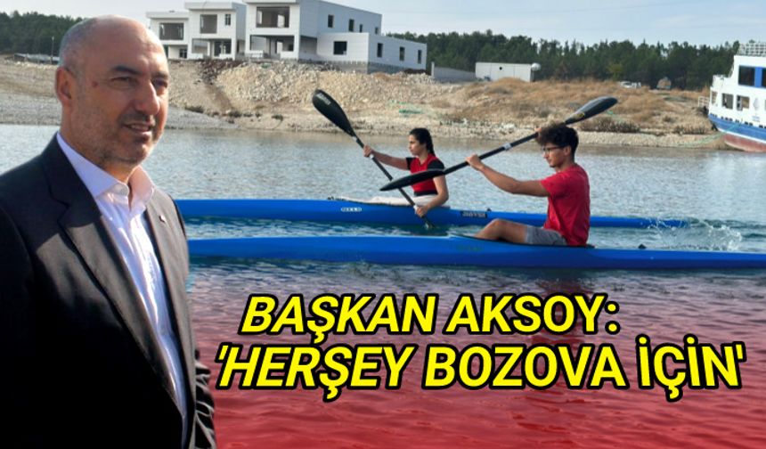 Bozova su sporlarında cazibe merkezi oluyor...