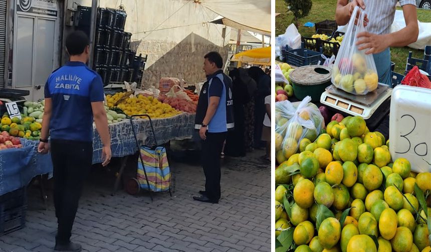 Urfa'daki pazarlarda terazi hileliği!