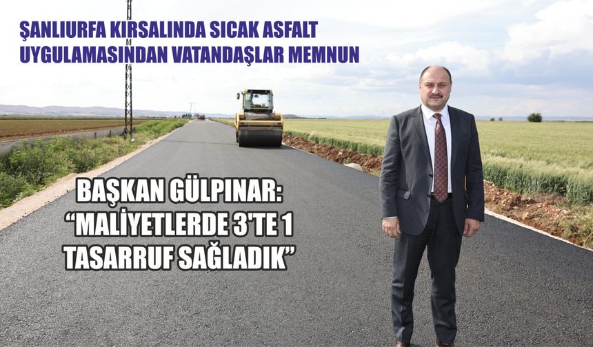 Hem Kalite Hem Tasarruf! Başkan Gülpınar çalışmaları inceledi