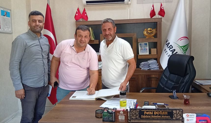 Karaköprü'de 3 mahalle kardeş oldu