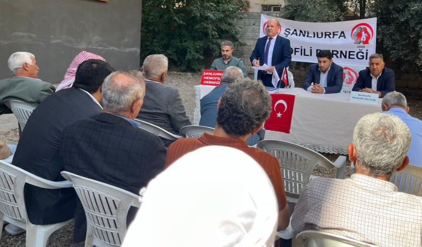 Şanlıurfa Hemofili Derneği’nde Yıldırım Güven Tazeledi