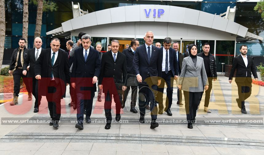 Turizm Bakanı Ersoy Şanlıurfa'da...