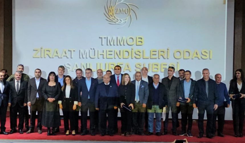 Şanlıurfa'da, Ziraat Mühendislerine 25. Yıl Onur Plaketi