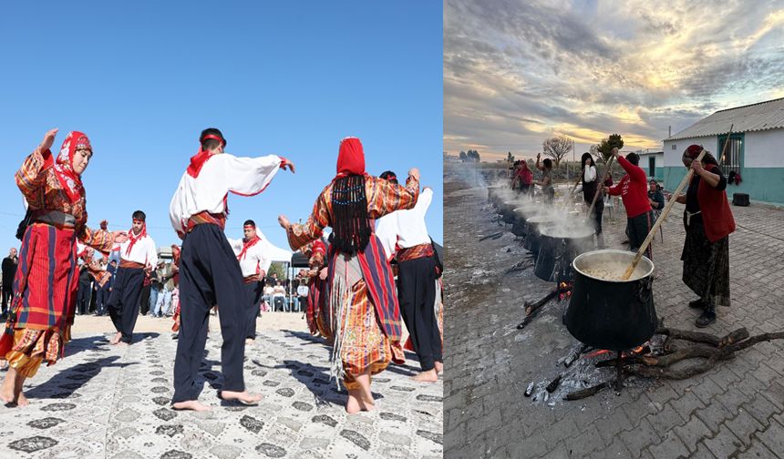 Kısas Aşure Şenliği'nde renkli görüntüler