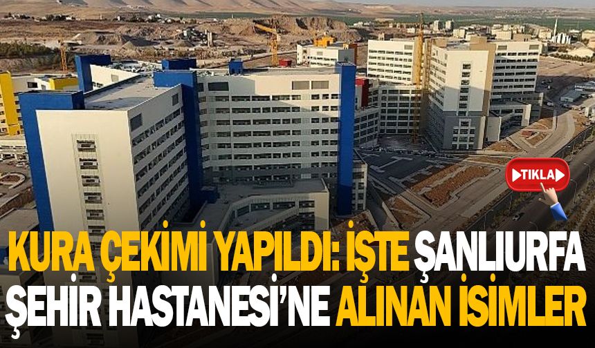 Şanlıurfa’ya 925 sürekli işçi alındı! İsmini görmek için tıkla