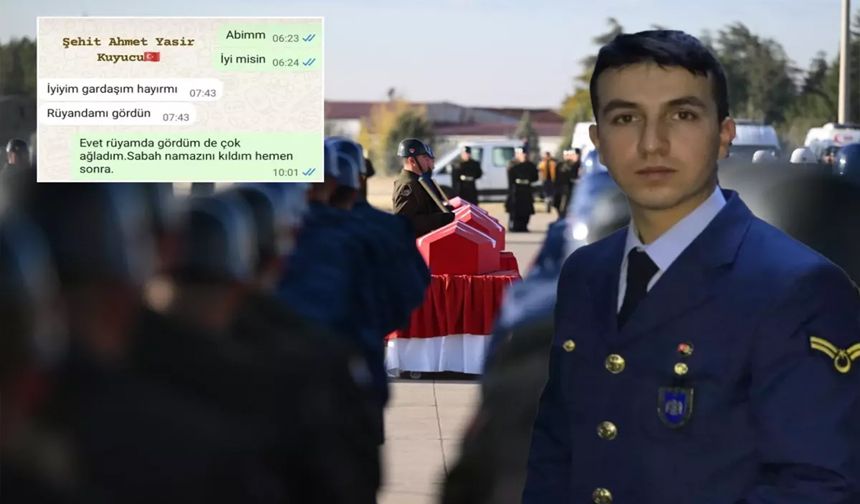 Şehidin, kardeşiyle son konuşması yürekleri dağladı