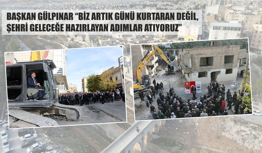 Başkan Gülpınar ilk kepçeyi vurdu! Büyük dönüşüm başladı