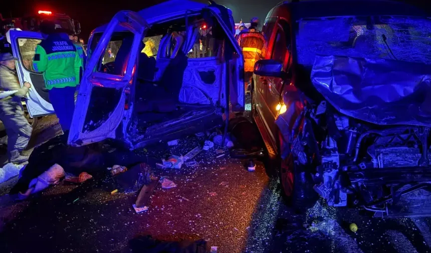 Komşu ilimizde katliam gibi kaza!