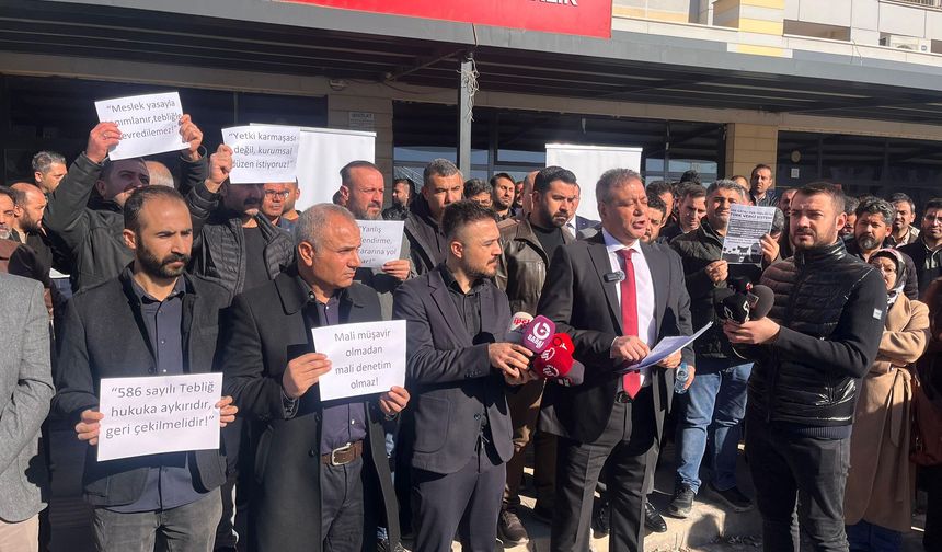 Vergi usul tebliği Urfa’da tepki çekti