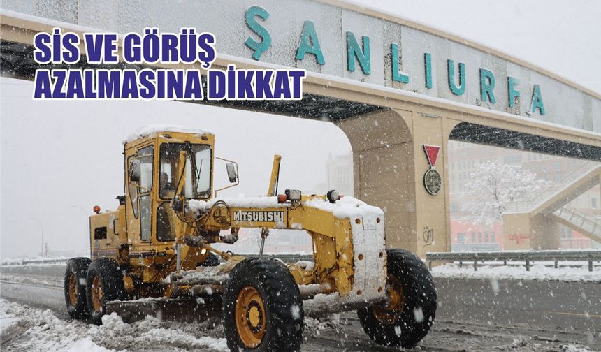 Urfa için kar uyarısı!