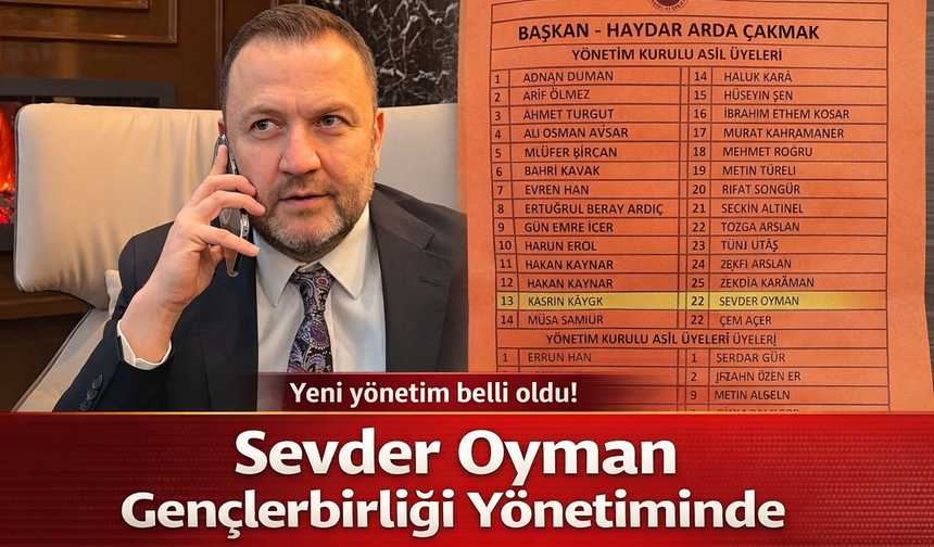 Urfalı İş İnsanı Gençlerbirliği Yönetiminde