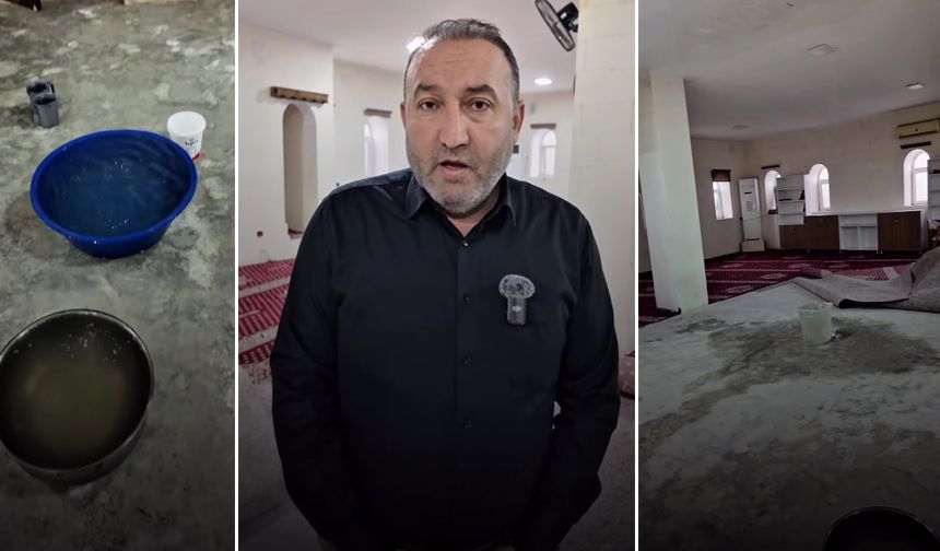 Emin Kutluay hocanın görev yaptığı cami ağır hasar aldı!