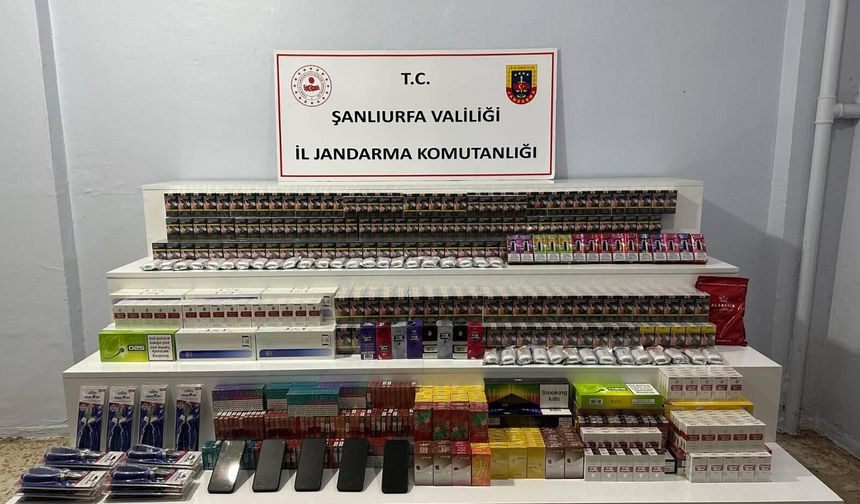 Viranşehir’de Kaçakçılık Operasyonu: Çok Sayıda Kaçak Ürün Ele Geçirildi