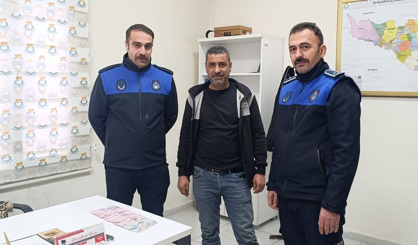 Haliliye Zabıtasından örnek davranış