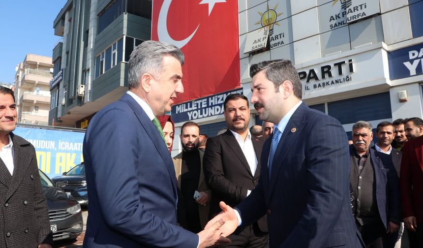 Milletvekili Eyyüpoğlu Urfa’da: İlk durağı orası oldu!