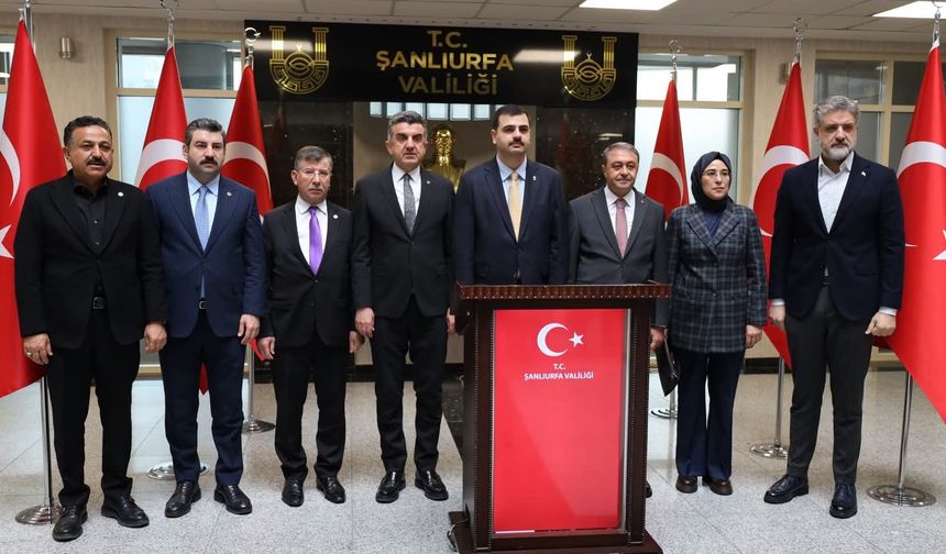 AK Parti Genel Sekreteri İnan’dan Şanlıurfa Valiliği’ne Ziyaret