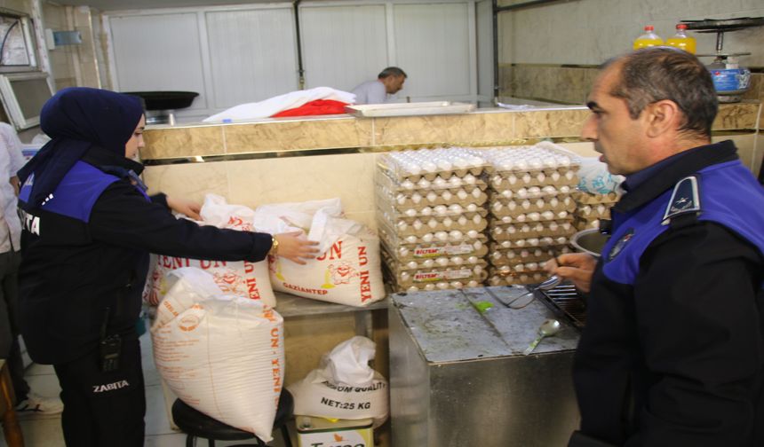 Haliliye'de tatlıcılara Ramazan denetimi