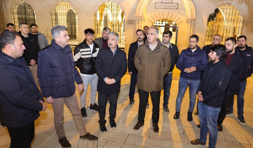 Balıklıgöl aydınlatmasını incelediler