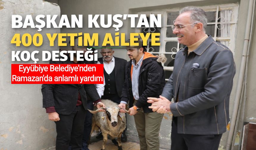 Eyyübiye'de bayram öncesi yüzler güldü