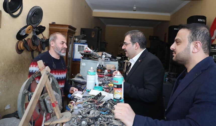 4 Başkandan esnaf ziyareti...