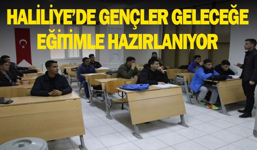 Haliliye Belediyesi, gençlere desteğini sürdürüyor