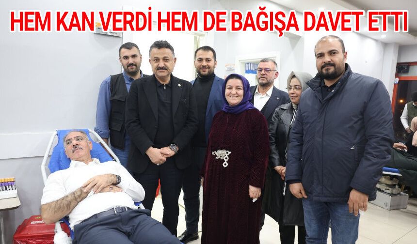 Kızılay'a kan bağışında bulundular