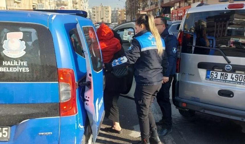 Haliliye'de bayram öncesi dilenci operasyonu