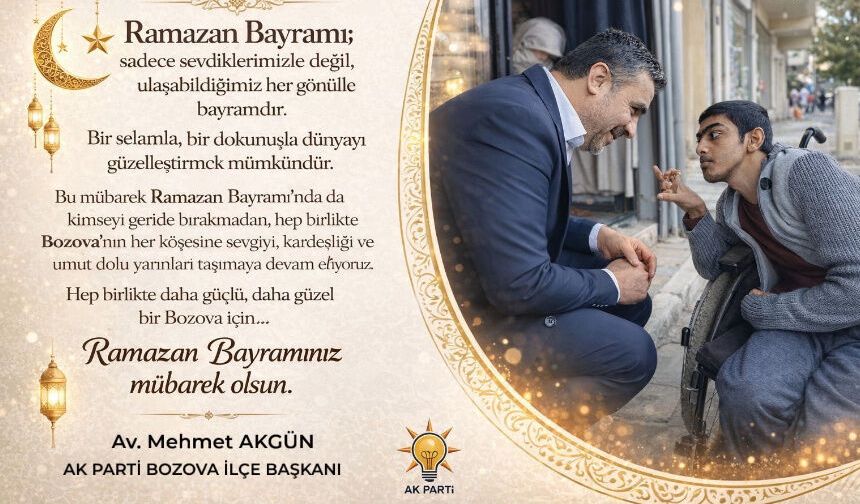 Başkan Akgün'den Bayram mesajı