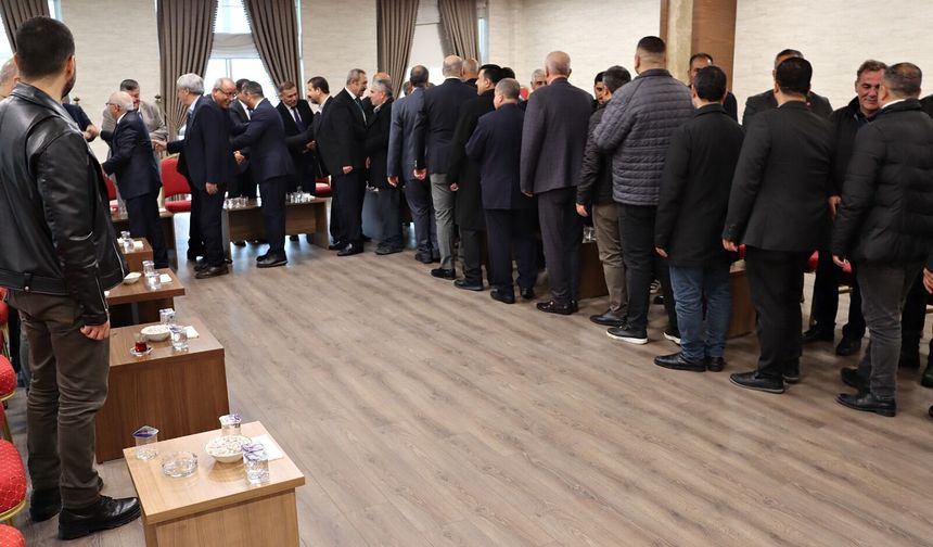 Şanlıurfa Ticaret Borsası'nda da bayramlaşma heyecanı vardı