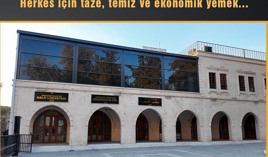 Viranşehir’de halk lokantası hizmete açıldı