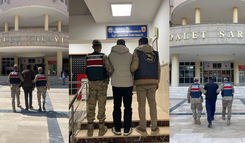 Şanlıurfa'da çeşitli suçlardan aranan 3 şahıs yakalandı