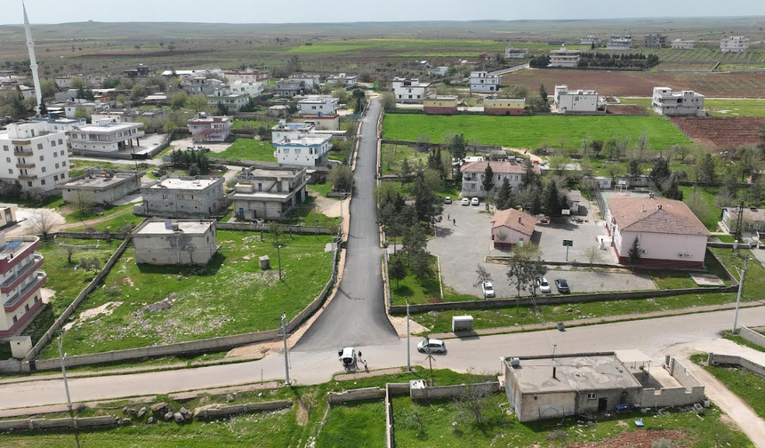 Şanlıurfa’da modern grup yolunda asfalt çalışmaları tamamlandı