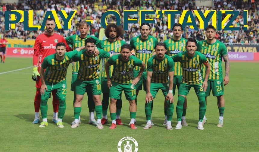 Şanlıurfaspor Play-Off’ta!