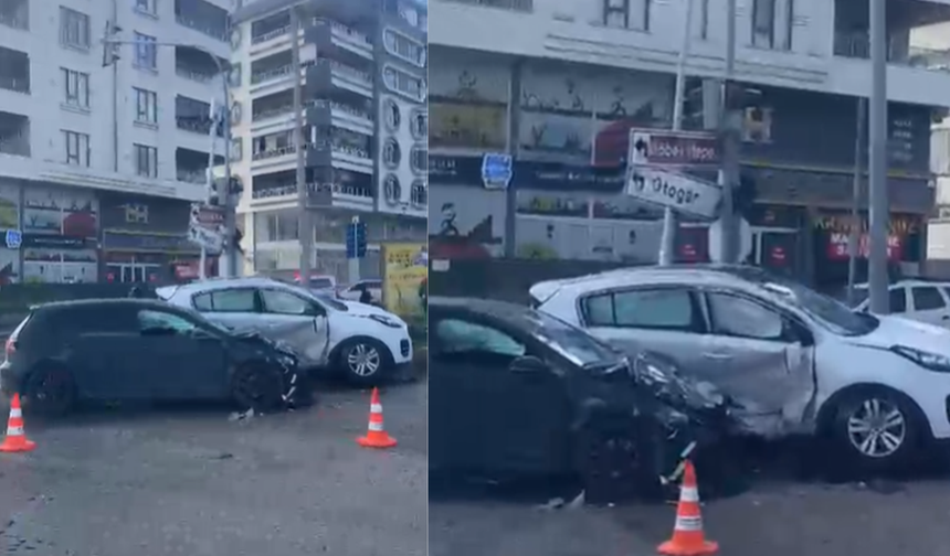 Şanlıurfa’da iki otomobil çarpıştı: 3 yaralı