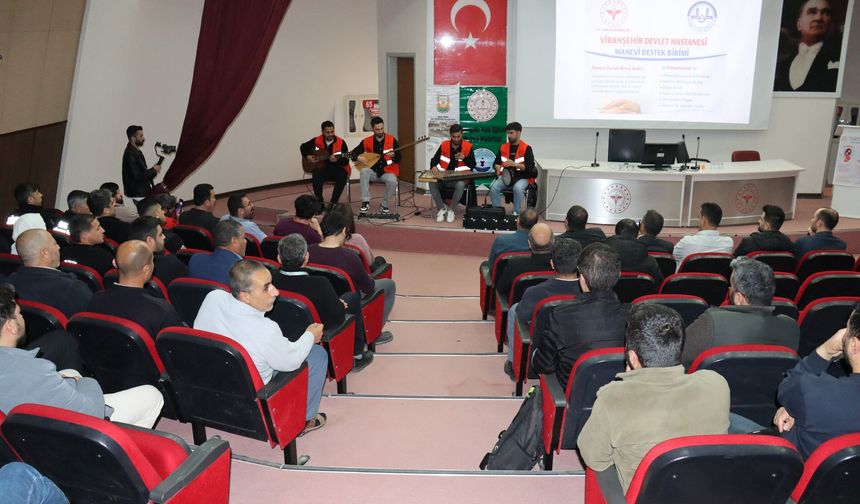 Şanlıurfa’da denetimli serbestlik kapsamındaki vatandaşlar ve sağlık çalışanlarına mini konser