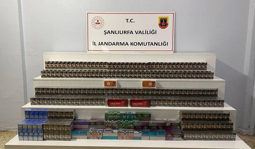 Şanlıurfa’da kaçak ticaretine büyük darbe
