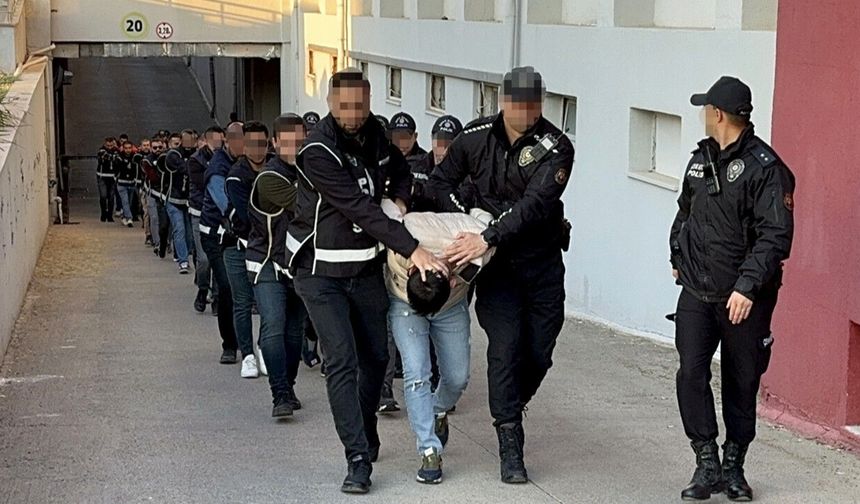 Urfa ile 8 ilde Bayğaralar suç örgütüne operasyon!