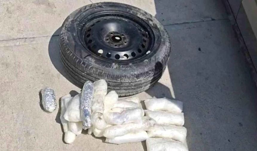 Yedek lastikten çıkanlar şok etti!