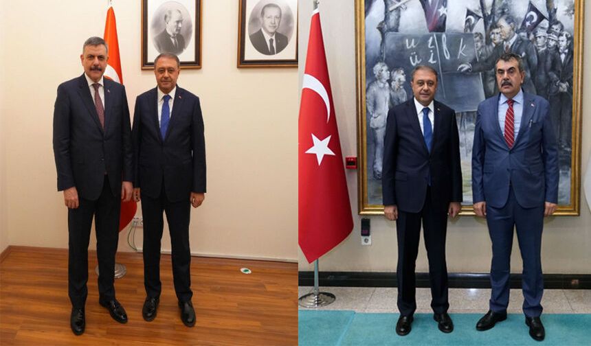 Vali Şıldak'tan 2 bakanı daha ziyaret etti