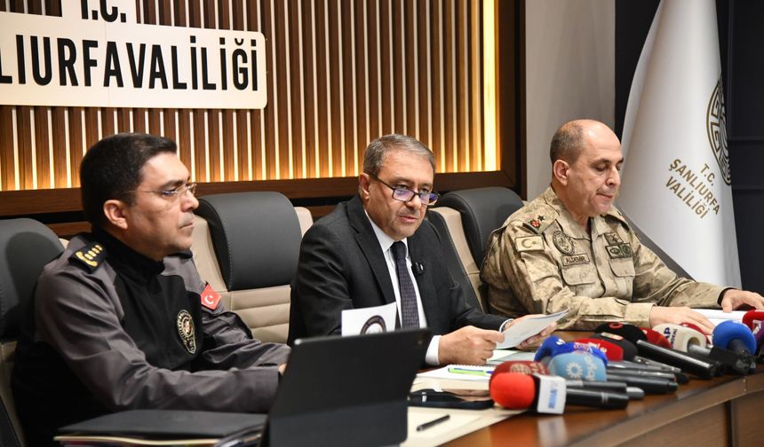 Vali Şıldak, son 3 aylık bilançoyu açıkladı