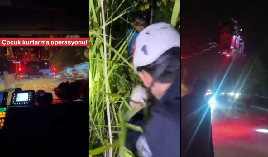 Kayalıklara tırmanan çocukların imdadına itfaiye yetişti