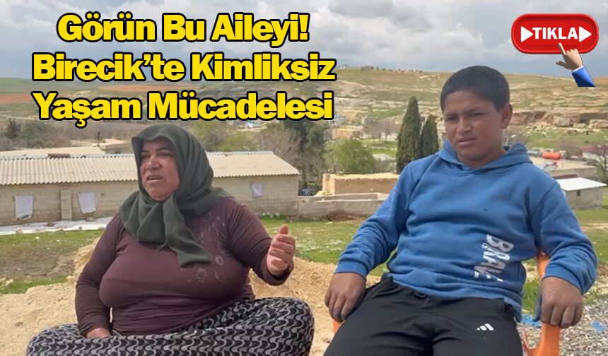 Kimliksiz bir hayat nasıl olur siz onlara sorun..