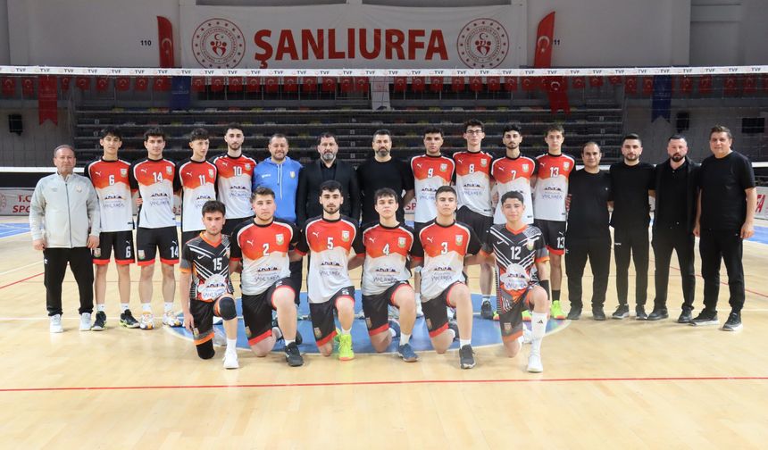 Şanlıurfa Büyükşehir Belediyesi Genç Erkekler Voleybol Takımı filede iddialı